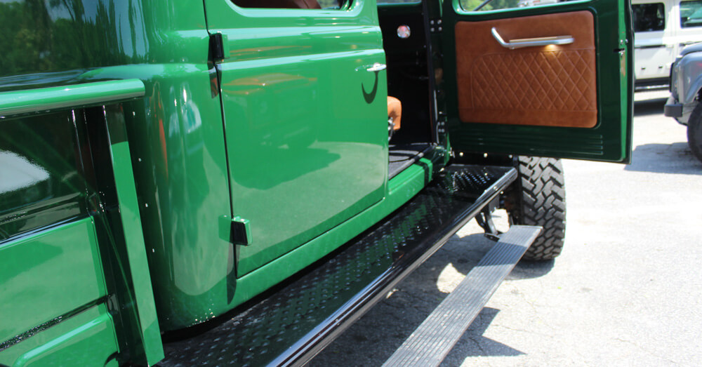 Desert Power Wagon Retractable Running Boards